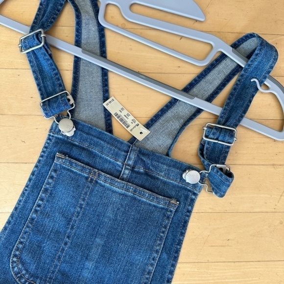 NWT Madewell Low Slung Denim overalls, XS.  CB2034 - Picture 3 of 5